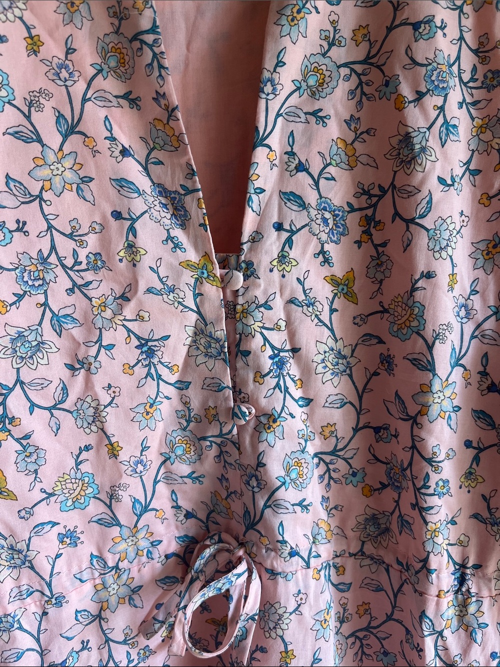 NWT Hyacinth House Tuckernuck Lucille Floral Pink Drawstring Maxi Dress XXL - Picture 10 of 15